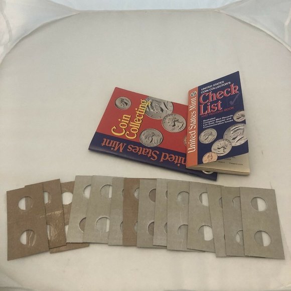 Vintage 1994 United States Mint Coin Collecting Book Checklist And Sleeves - Picture 12 of 12